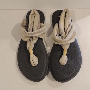 Sanuk Yoga Sling Sandals Size 8